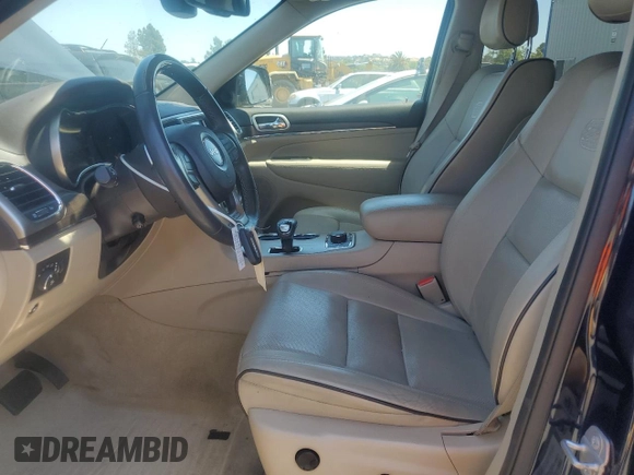 2015 Jeep Grand Cherokee Overland with VIN 1C4RJFCG0FC629863, listed as a Copart auction lot 63098475 with 92,426 mi miles and Salvage title. Bid and sale history available at DreamBid. Image 7.