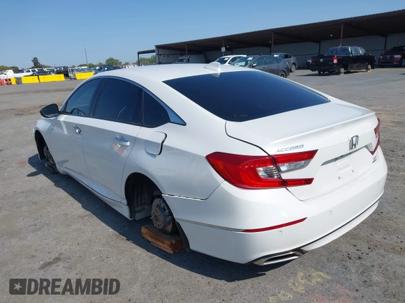 2021 Honda Accord Touring with VIN 1HGCV2F98MA021468, listed as a IAAI auction lot 42439868 with 78,615 mi miles and . Bid and sale history available at DreamBid. Image 3.