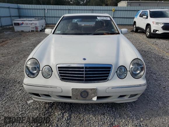 2002 Mercedes-Benz E-Class with VIN WDBJF65J12B434067, listed as a Copart auction lot 74250764 with 102,118 mi miles and Salvage Title. Bid and sale history available at carsss.com. Image 5.