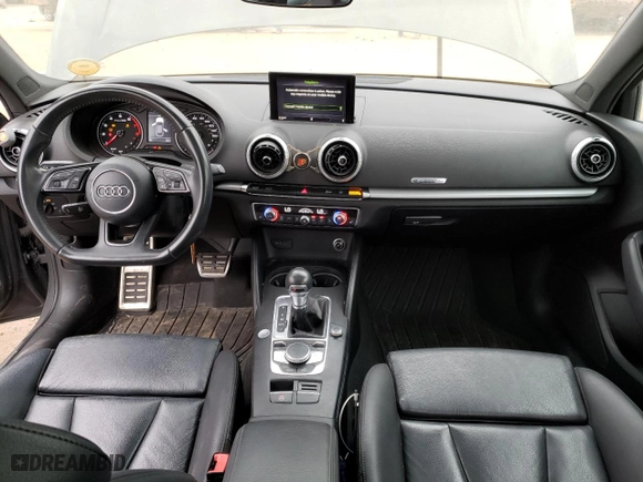2018 Audi A3 Sedan Premium with VIN WAUB8GFF0J1018464, listed as a Copart auction lot 48275523 with 57,826 mi miles. Bid and sale history available at carsss.com. Image 8.
