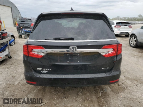 2018 Honda Odyssey Elite with VIN 5FNRL6H92JB024856, listed as a Copart auction lot 52409895 with 123,264 mi miles and Salvage title. Bid and sale history available at DreamBid. Image 6.