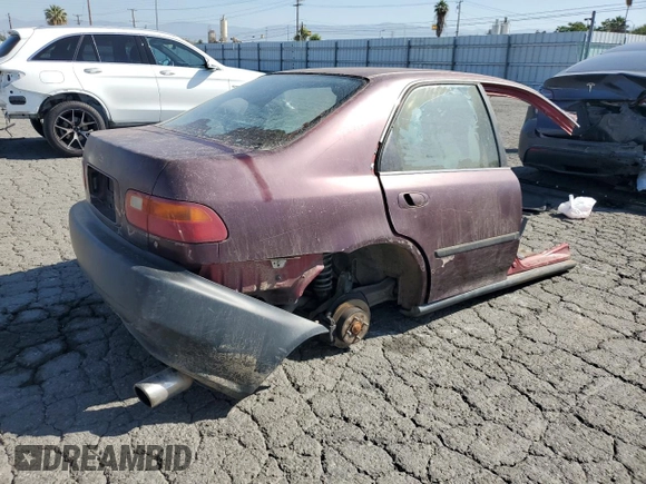 1995 Honda Civic z VIN JHMEH9595SS020504, wystawiony jako Copart lot #57271565 z przebiegiem Nie podano mil oraz Nie do naprawy • Non repairable. Historia ofert i sprzedaży dostępna na DreamBid. Obrazek 3.