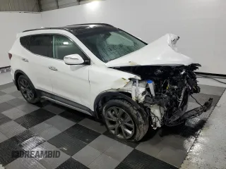 2017 Hyundai Santa Fe Ultimate z VIN 5XYZW4LA3HG465055, wystawiony jako Copart lot #54830225 z przebiegiem 111 625 mil mil oraz Czysty tytuł • Clean title. Historia ofert i sprzedaży dostępna na DreamBid. Obrazek 4.