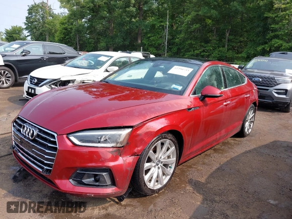 2018 Audi A5 Sportback Prestige с VIN WAUCNCF55JA107556, выставлен на аукционе IAAI как лот 42390733 с пробегом 90 402 миль миль и . История ставок и продаж доступна на DreamBid. Изображение 6.