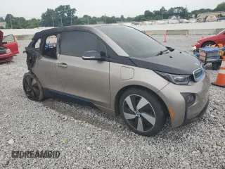2015 BMW i3 with VIN WBY1Z4C59FV504906, listed as a Copart auction lot 63290095 with Not provided miles and Salvage title. Bid and sale history available at DreamBid. Image 4.