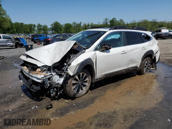 2024 Subaru Outback Limited z VIN 4S4BTANC5R3206186, wystawiony jako Copart lot #56136345 z przebiegiem 20 437 mil mil oraz Szkoda całkowita • Salvage title. Historia ofert i sprzedaży dostępna na DreamBid. Obrazek 1.