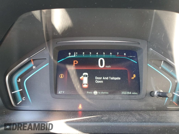 2018 Honda Odyssey Touring с VIN 5FNRL6H8XJB002031, выставлен на аукционе Copart как лот 49996105 с пробегом 202 284 миль миль и Чистый • Clean title. История ставок и продаж доступна на DreamBid. Изображение 9.