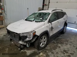 2022 GMC Terrain SLE with VIN 3GKALTEV2NL127557, listed as a Copart auction lot 45596895 with 999,999 mi miles and Clean Title. Bid and sale history available at carsss.com. Image 1.