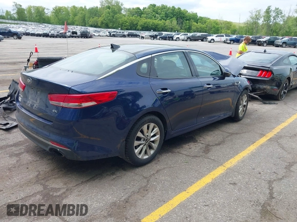 2016 Kia Optima EX with VIN 5XXGU4L30GG013940, listed as a IAAI auction lot 42371297 with Not provided miles and . Bid and sale history available at DreamBid. Image 4.