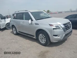 2021 Nissan Armada SV z VIN JN8AY2AD6M9661144, wystawiony jako IAAI lot #41854432 z przebiegiem 91 888 mil mil oraz . Historia ofert i sprzedaży dostępna na DreamBid. Obrazek 1.