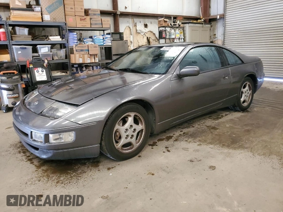 1992 Nissan 300ZX z VIN JN1RZ26H3NX521303, wystawiony jako Copart lot #44807265 z przebiegiem 135 626 mil mil oraz Czysty tytuł • Clean title. Historia ofert i sprzedaży dostępna na DreamBid. Obrazek 1.