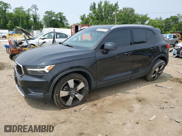 2019 Volvo XC40 Momentum with VIN YV4162XZ9K2009464, listed as a Copart auction lot 59635075 with 62,765 mi miles and Salvage title. Bid and sale history available at DreamBid. Image 1.