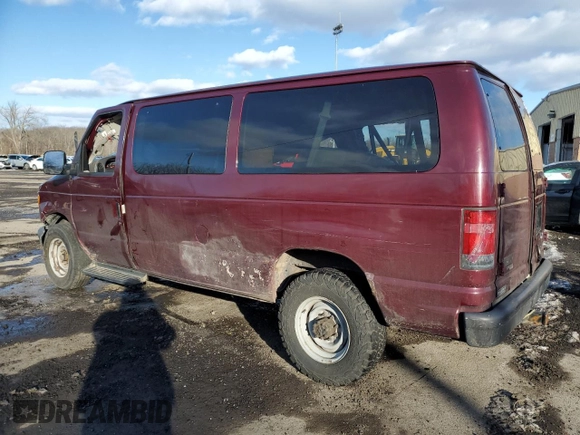 2007 Ford Econoline Passenger XL with VIN 1FBNE31L97DA48752, listed as a Copart auction lot 45878525 with Not provided miles and Salvage title. Bid and sale history available at DreamBid. Image 2.
