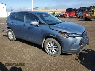 2022 Toyota Corolla Cross LE with VIN 7MUCAABGXNV025847, listed as a Copart auction lot 49153095 with 37,789 mi miles and Salvage title. Bid and sale history available at DreamBid. Image 4.