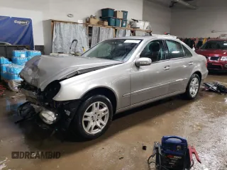 2005 Mercedes-Benz E 320 with VIN WDBUF65J45A618524, listed as a Copart auction lot 52230455 with 74,980 mi miles and Salvage Title. Bid and sale history available at DreamBid. Image 1.