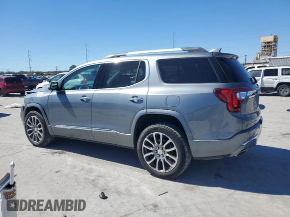 2021 GMC Acadia Denali with VIN 1GKKNPLS4MZ107333, listed as a Copart auction lot 46881225 with 7,957 mi miles and Salvage Title. Bid and sale history available at carsss.com. Image 2.