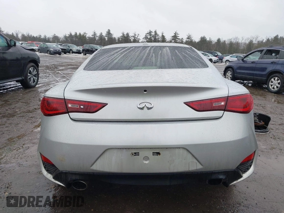 2018 Infiniti Q60 3.0t LUXE with VIN JN1EV7EL4JM391184, listed as a IAAI auction lot 41688193 with 123,925 mi miles. Bid and sale history available at carsss.com. Image 17.