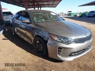 2017 Kia Optima SX Limited with VIN 5XXGV4L24HG166973, listed as a IAAI auction lot 41338168 with 52,396 mi miles and . Bid and sale history available at DreamBid. Image 1.