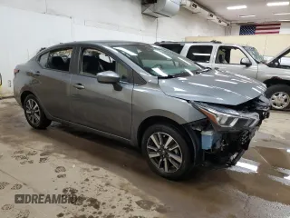 2021 Nissan Versa SV with VIN 3N1CN8EV0ML826344, listed as a Copart auction lot 52140235 with 77,837 mi miles and Non repairable. Bid and sale history available at DreamBid. Image 4.