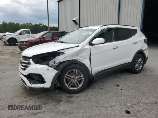 2017 Hyundai Santa Fe 2.4L z VIN 5NMZU3LBXHH041502, wystawiony jako Copart lot #59122015 z przebiegiem 87 534 mil mil oraz Szkoda całkowita • Salvage title. Historia ofert i sprzedaży dostępna na DreamBid. Obrazek 1.