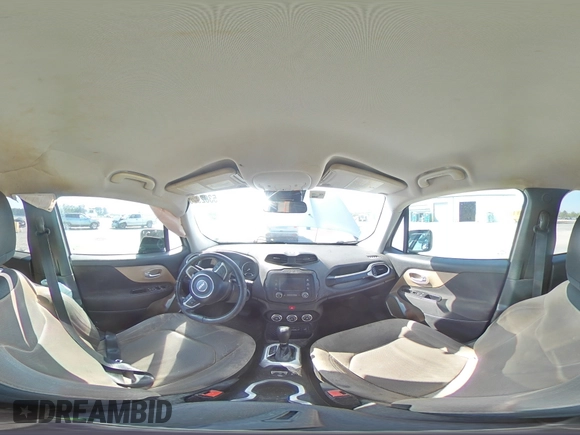 2017 Jeep Renegade Latitude with VIN ZACCJABB7HPE91641, listed as a Copart auction lot 53029205 with 210,002 mi miles and Salvage title. Bid and sale history available at DreamBid. Image 14.