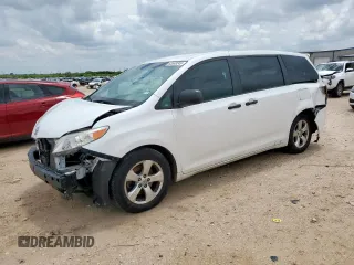 2015 Toyota Sienna L with VIN 5TDZK3DC4FS641312, listed as a Copart auction lot 63699245 with Not provided miles and Salvage title. Bid and sale history available at DreamBid. Image 1.