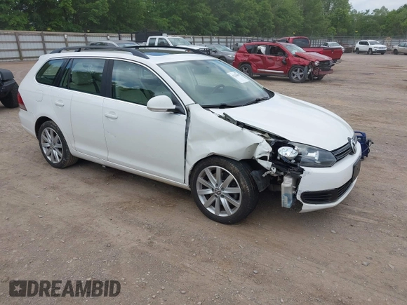 2012 Volkswagen Jetta TDI w/Sunroof & Nav with VIN 3VWPL7AJ5CM697167, listed as a IAAI auction lot 42220468 with 93,755 mi miles and . Bid and sale history available at DreamBid. Image 6.