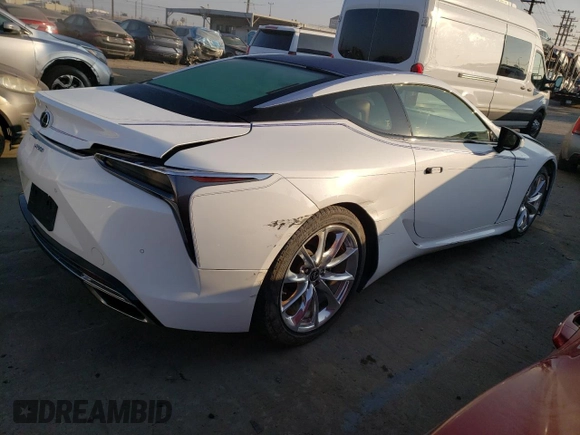 2018 Lexus LC 500h z VIN JTHHP5AY4JA001016, wystawiony jako Copart lot #85480424 z przebiegiem Nie podano mil oraz Szkoda całkowita • Salvage title. Historia ofert i sprzedaży dostępna na DreamBid. Obrazek 3.