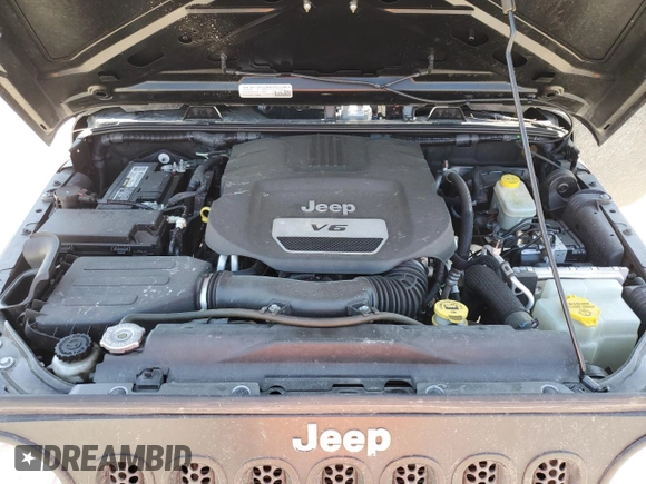2015 Jeep Wrangler Sport with VIN 1C4GJWAG8FL563198, listed as a Copart auction lot 52867385 with 47,854 mi miles and Salvage title. Bid and sale history available at DreamBid. Image 11.