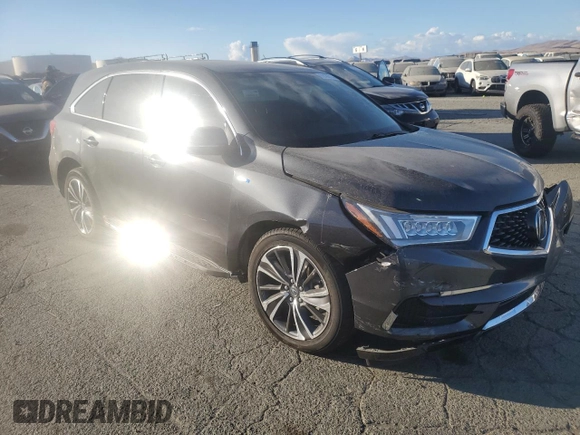 2020 Acura MDX Sport Hybrid w/Technology Pkg with VIN 5J8YD7H57LL000355, listed as a Copart auction lot 78183774 with 47,523 mi miles and Salvage Title. Bid and sale history available at carsss.com. Image 4.