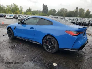 2022 BMW M4 Competition xDrive with VIN WBS43AZ02NCJ07132, listed as a Copart auction lot 72815864 with 7,167 mi miles and Salvage Title. Bid and sale history available at carsss.com. Image 2.