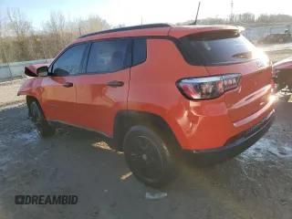 2018 Jeep Compass Sport with VIN 3C4NJCAB4JT226759, listed as a Copart auction lot 42309465 with 121,436 mi miles and Non repairable. Bid and sale history available at DreamBid. Image 2.