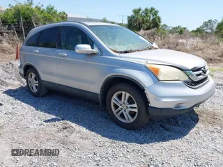 2010 Honda CR-V EX-L with VIN 5J6RE3H74AL025795, listed as a IAAI auction lot 42007419 with 107,299 mi miles and . Bid and sale history available at carsss.com. Image 1.