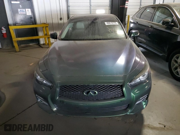 2017 Infiniti Q50 Sport with VIN JN1EV7AP7HM738218, listed as a Copart auction lot 46618795 with 96,763 mi miles and Non repairable. Bid and sale history available at DreamBid. Image 5.