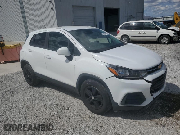 2020 Chevrolet Trax LS with VIN 3GNCJKSB7LL219895, listed as a Copart auction lot 57639035 with 81,063 mi miles and Salvage title. Bid and sale history available at DreamBid. Image 4.