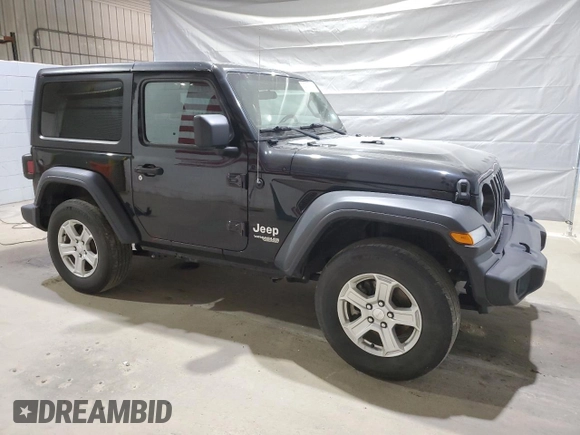 2020 Jeep Wrangler Sport S с VIN 1C4GJXAN0LW208914, выставлен на аукционе Copart как лот 54776855 с пробегом 75 200 миль миль и Списание • Salvage title. История ставок и продаж доступна на DreamBid. Изображение 4.