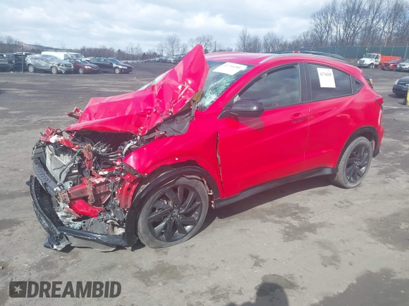 2022 Honda HR-V Sport with VIN 3CZRU6H18NM721614, listed as a IAAI auction lot 41744285 with 1 mi miles. Bid and sale history available at carsss.com. Image 2.