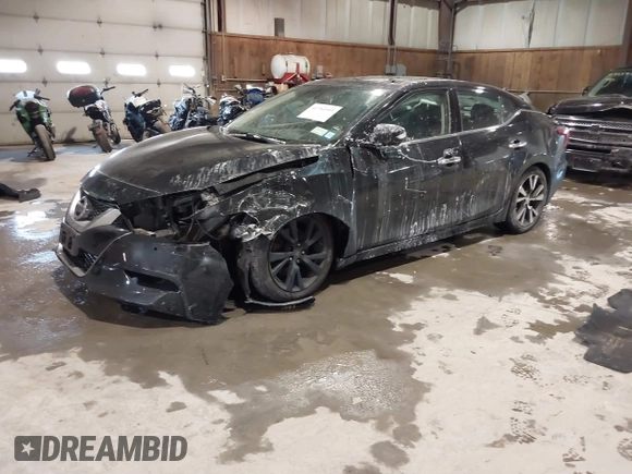 2017 Nissan Maxima SV with VIN 1N4AA6AP6HC451921, listed as a IAAI auction lot 41384995 with 74,160 mi miles and . Bid and sale history available at DreamBid. Image 2.