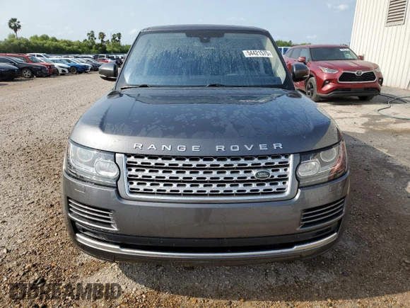 2016 Land Rover Range Rover HSE with VIN SALGS2VF7GA254173, listed as a Copart auction lot 54421575 with 49,487 mi miles and Clean title. Bid and sale history available at DreamBid. Image 5.