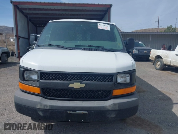 2012 Chevrolet Express Cargo Van with VIN 1GCWGFCA3C1193871, listed as a IAAI auction lot 42098096 with 227,331 mi miles. Bid and sale history available at carsss.com. Image 6.