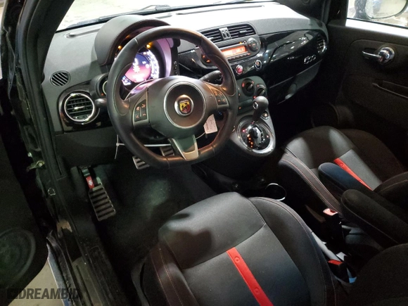 2015 FIAT 500 Abarth with VIN 3C3CFFFH6FT500840, listed as a Copart auction lot 44991425 with 60,068 mi miles and Clean Title. Bid and sale history available at carsss.com. Image 8.