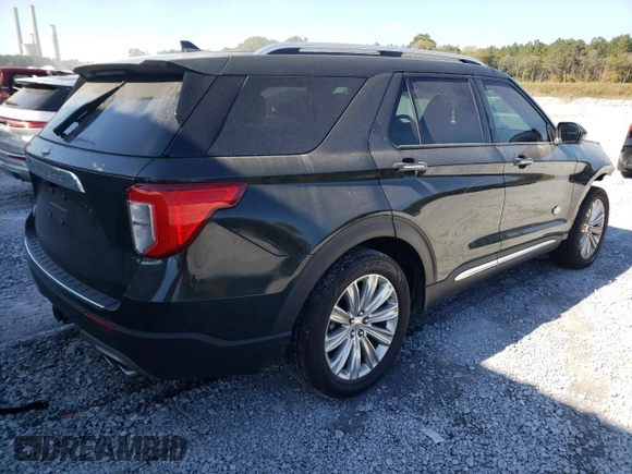 2022 Ford Explorer King Ranch with VIN 1FM5K7LC4NGA71016, listed as a Copart auction lot 76548944 with 60,231 mi miles and Salvage Title. Bid and sale history available at carsss.com. Image 3.