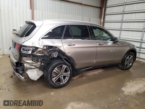 2020 Mercedes-Benz GLC 300 with VIN WDC0G8EB2LF713479, listed as a Copart auction lot 60212085 with 32,639 mi miles and Salvage title. Bid and sale history available at DreamBid. Image 3.