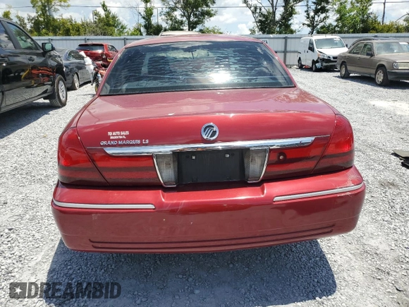 2003 Mercury Grand Marquis LS Premium с VIN 2MEFM75W23X634032, выставлен на аукционе Copart как лот 60430295 с пробегом 87 582 миль миль и Списание • Salvage title. История ставок и продаж доступна на DreamBid. Изображение 6.