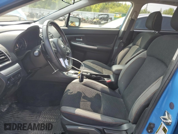 2017 Subaru Crosstrek Premium with VIN JF2GPADC3HH205380, listed as a Copart auction lot 58334885 with 51,138 mi miles and Salvage title. Bid and sale history available at DreamBid. Image 7.