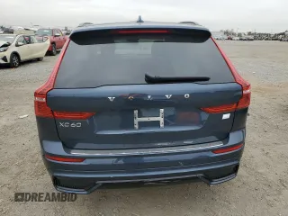 2024 Volvo XC60 Recharge Plug-In Hybrid Core Dark Theme with VIN YV4H60DK3R1776379, listed as a Copart auction lot 86554544 with 0 mi miles and Salvage Title. Bid and sale history available at carsss.com. Image 6.