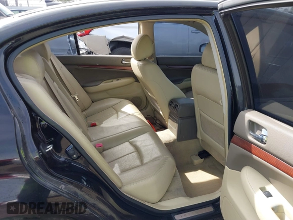 2008 Infiniti G35 Sedan x with VIN JNKBV61FX8M268105, listed as a IAAI auction lot 41677771 with 1 mi miles. Bid and sale history available at carsss.com. Image 8.