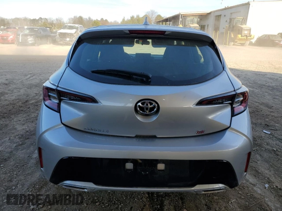 2021 Toyota Corolla Hatchback SE with VIN JTNB4MBE6M3125226, listed as a Copart auction lot 45642875 with 67,581 mi miles and Salvage Title. Bid and sale history available at carsss.com. Image 6.