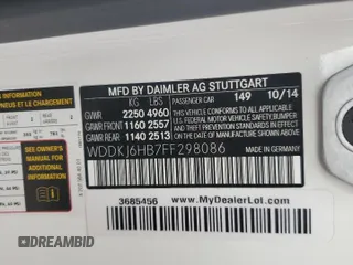 2015 Mercedes-Benz E 400 with VIN WDDKJ6HB7FF298086, listed as a Copart auction lot 79484834 with 138,939 mi miles and Clean title. Bid and sale history available at DreamBid. Image 14.