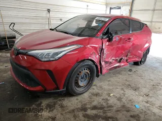2020 Toyota C-HR LE with VIN NMTKHMBX2LR112575, listed as a Copart auction lot 48854785 with 60,186 mi miles and Salvage Title. Bid and sale history available at carsss.com. Image 1.